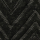 Black Openwork Knit, Poly-Spandex