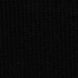 Polyester Stretch Knit Fabric, 240 gsm — Black