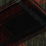 Black Bold-Plaid Knit, Polyester