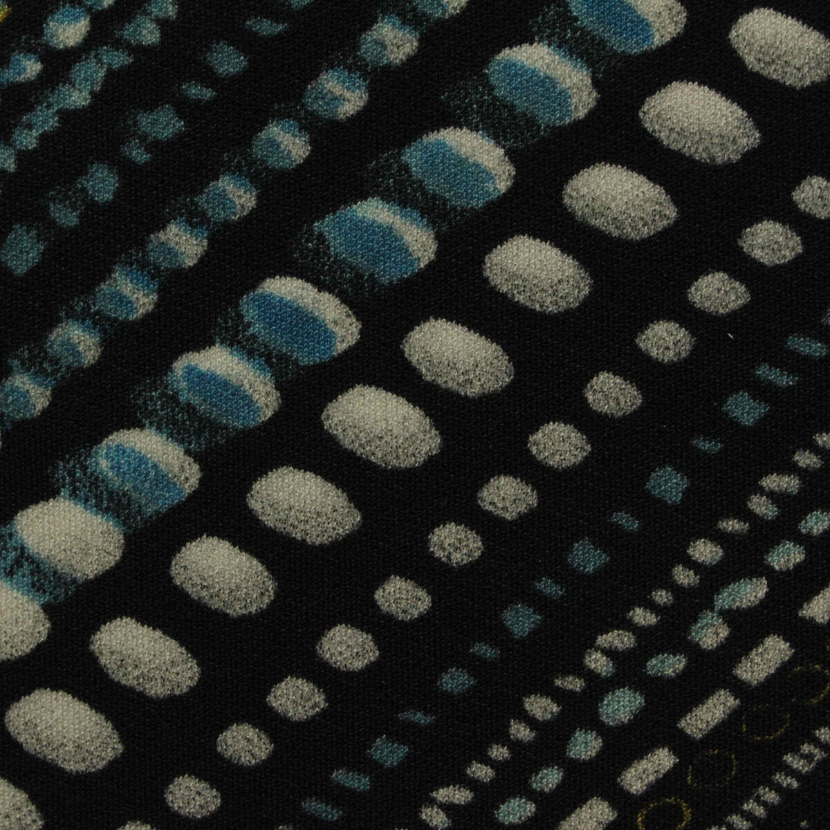White Dots Linen-Look, Polyester, 190 gsm