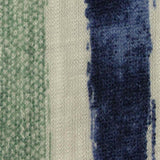 Blue Vertical-Brushstroke Crepe, Polyester — texture
