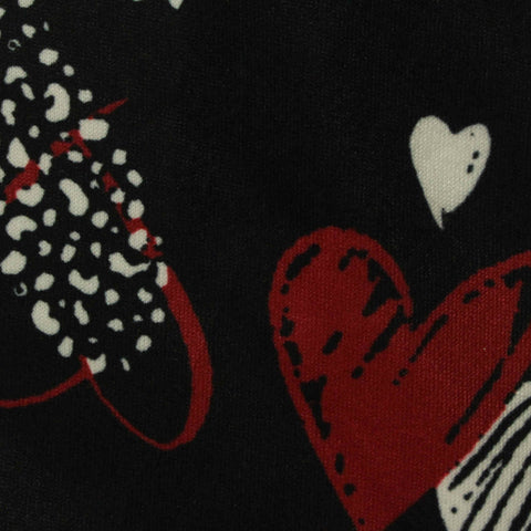 Red Hearts Milk Silk Knit, Polyester, 170 gsm
