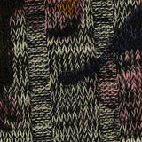 Pink Abstract Rib Knit, Polyester — texture