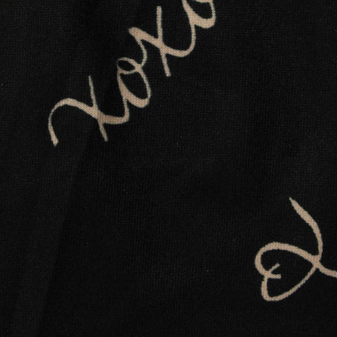 White Hearts Milk Silk Knit, Polyester