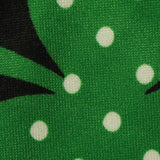 Printed Polyester Stretch Milk Silk Knit Fabric, 170 gsm, 147 cm — Black — texture