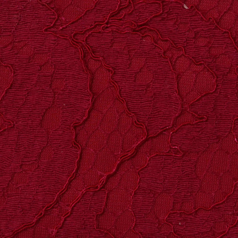 Red Tone-on-Tone Lace