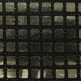 Silver Square Jersey Knit, Polyester