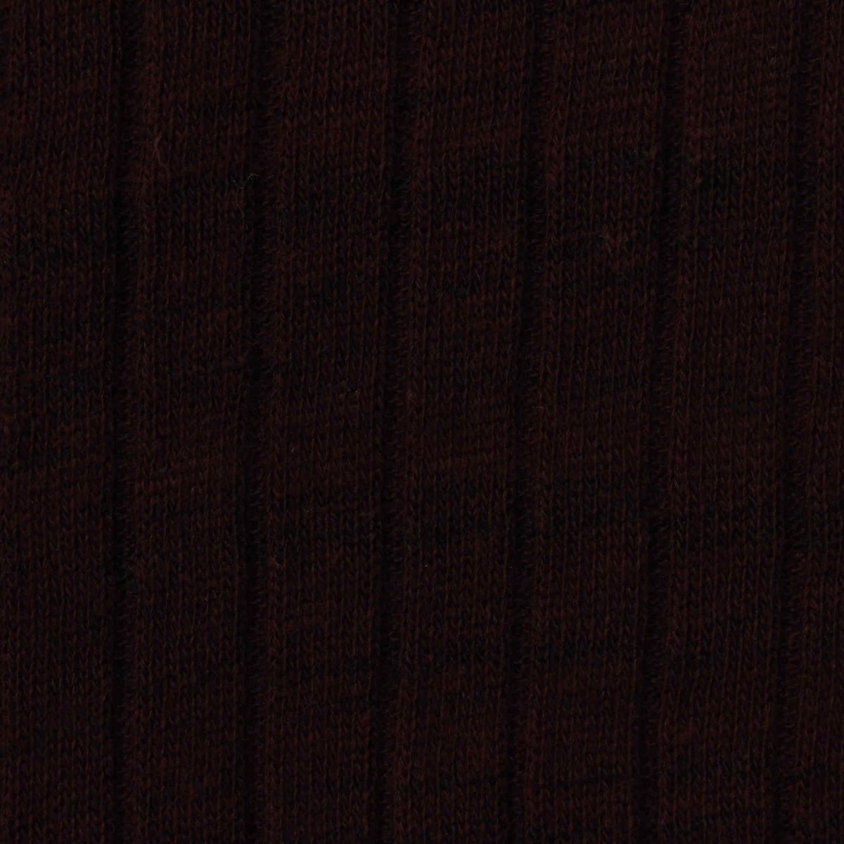 Slub Cotton Polyester Rib Knit Fabric, 220 gsm — Brown