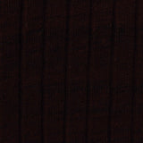 Slub Cotton Polyester Rib Knit Fabric, 220 gsm — Brown