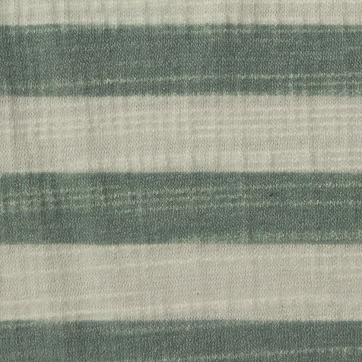 Off-White Horizontal-Stripe Crepe, Poly-Viscose