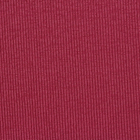 100% Polyester Rib Knit Fabric, 235 gsm — Pink