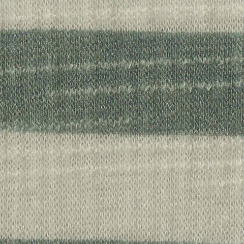 Cream Horizontal-Stripe Crepe, Poly-Viscose