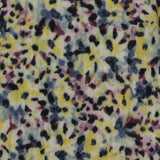 Yellow Abstract Crepe, Polyester