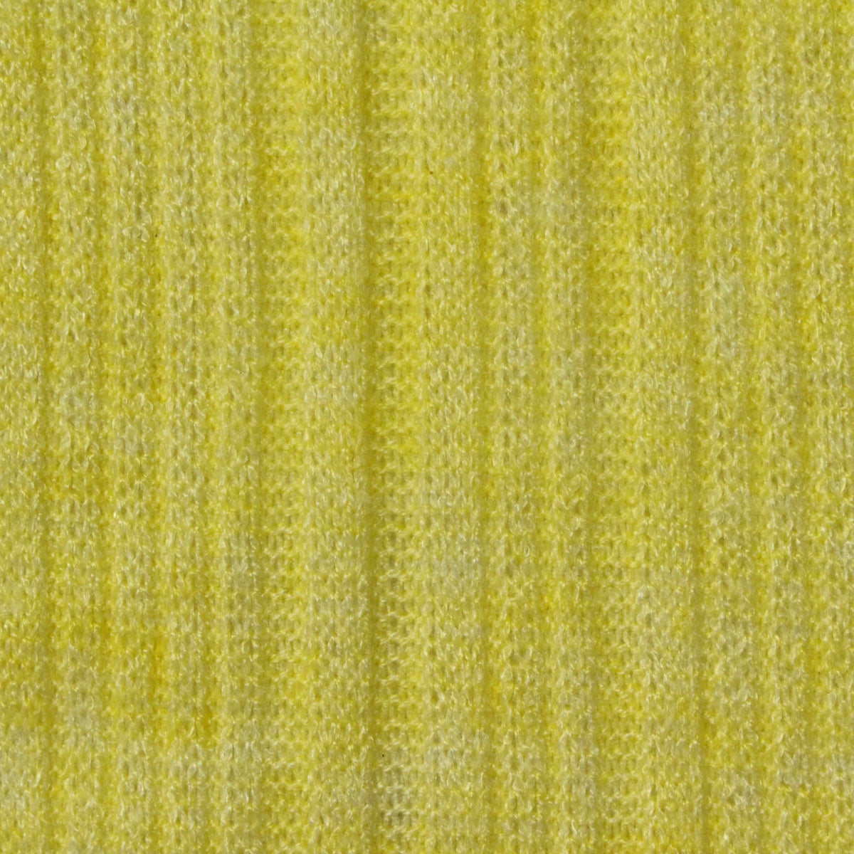Viscose Polyester Blend Rib Knit Fabric, 168 gsm, 150 cm — Yellow