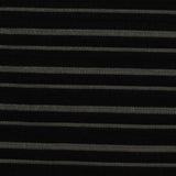 Black Horizontal-Stripe Jacquard, Polyester