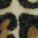 Black Leopard Jersey Knit, Viscose-Poly — texture