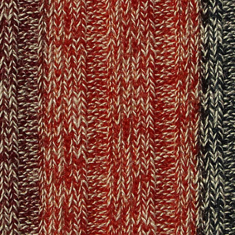 Beige Vertical-Stripe Knit, Viscose-Poly