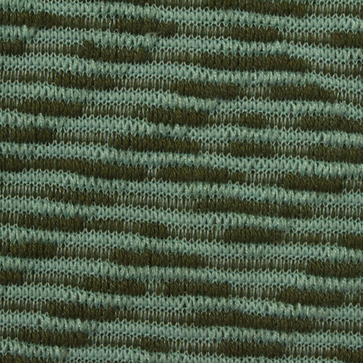Jacquard Polyester Cotton Knit Fabric, 275 gsm, 167 cm — Green