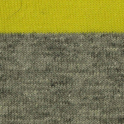 Yellow Horizontal-Stripe Jersey Knit, Cotton, 160 gsm