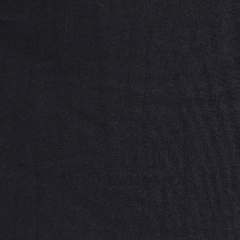 Viscose Stretch Jersey Knit Fabric, 181 gsm, 150 cm — Black