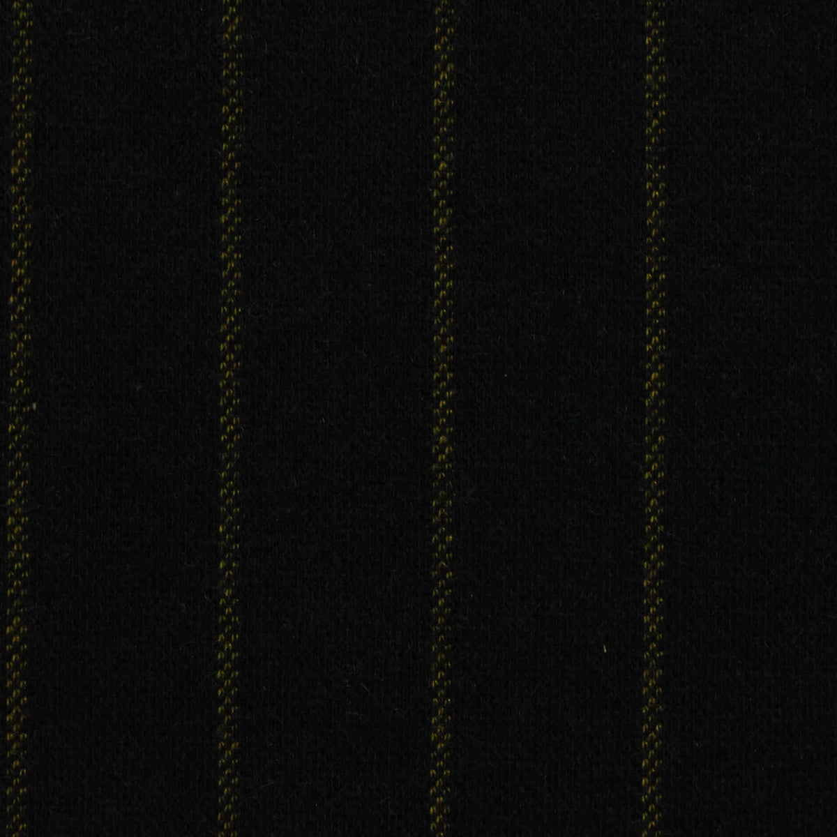Black Vertical-Stripe Jacquard, Cotton-Poly