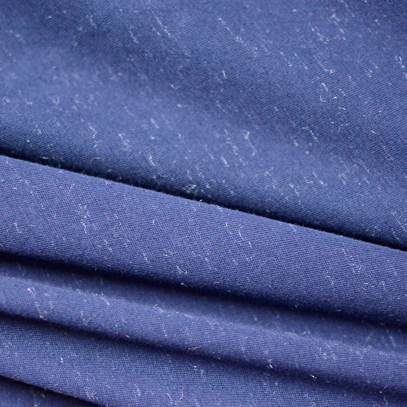 Blue Flecks Jersey Knit, Cotton