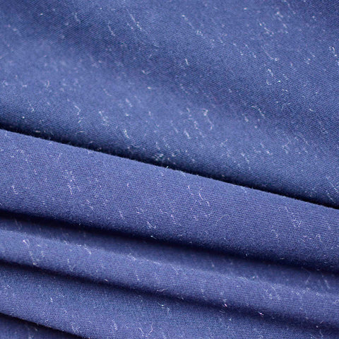 Blue Flecks Jersey Knit, Cotton