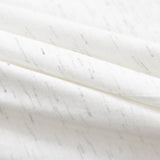 White Marl Jersey Knit, Cotton