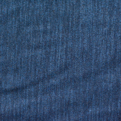 Heathered Blue Marl Jersey Knit, Poly-Cotton, 144 gsm