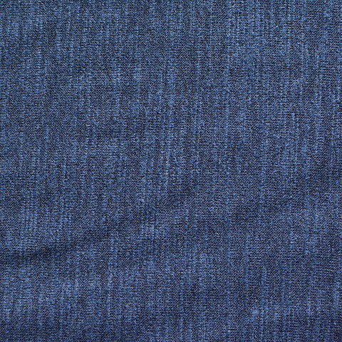Heathered Blue Marl Jersey Knit, Poly-Cotton, 144 gsm