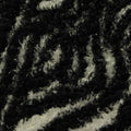 Black Zebra Knit, Polyester, 340 gsm