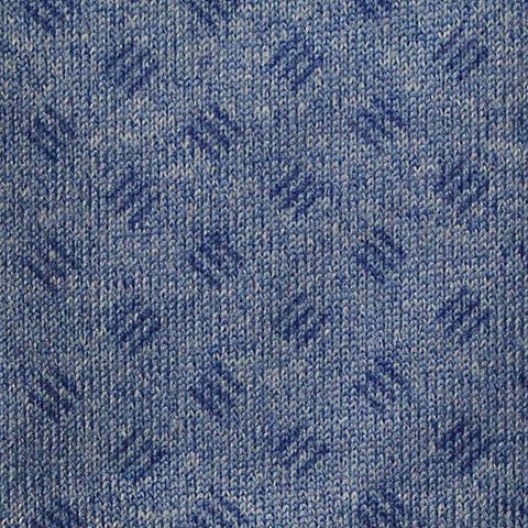 Blue Diamond Jersey Knit, Polyester