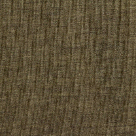Olive Marl Jersey Knit, Poly-Viscose, 160 gsm