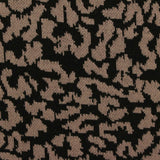 Black Animal Print Jacquard, Polyester