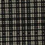 Black Check Jacquard, Polyester — texture