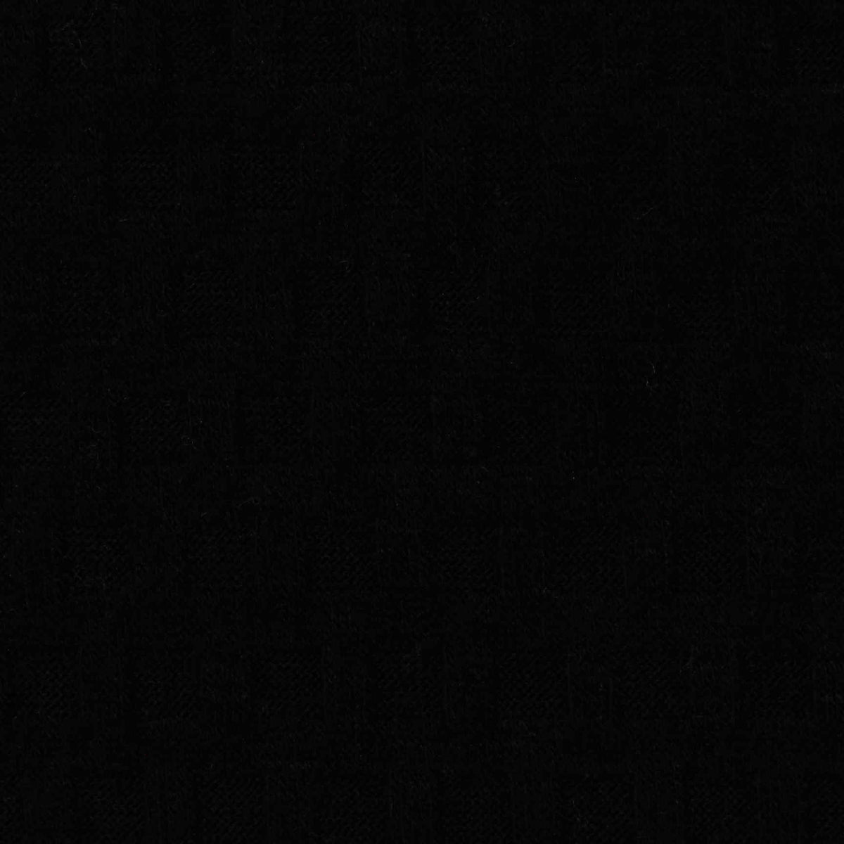 Jacquard Viscose Polyester Blend Stretch Chunky Knit Fabric, 260 gsm, 140 cm — Black