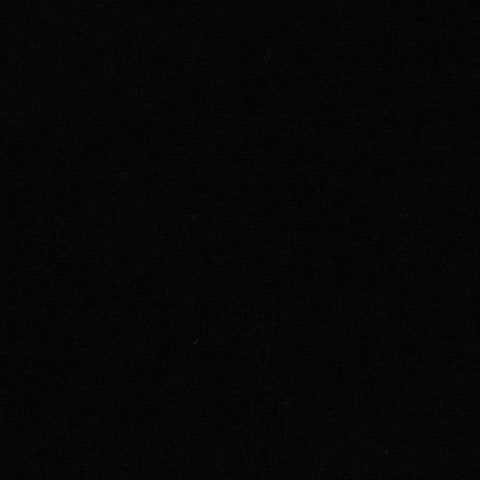 Acrylic Polyester Blend Knit Fabric, 320 gsm, 175 cm — Black