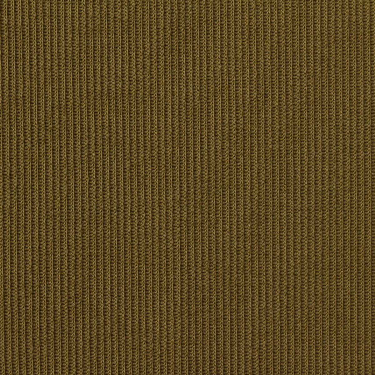 Polyester Stretch Rib Knit Fabric, 355 gsm, 165 cm — Khaki