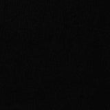 Viscose Polyester Blend Rib Knit Fabric, 425 gsm, 155 cm — Black