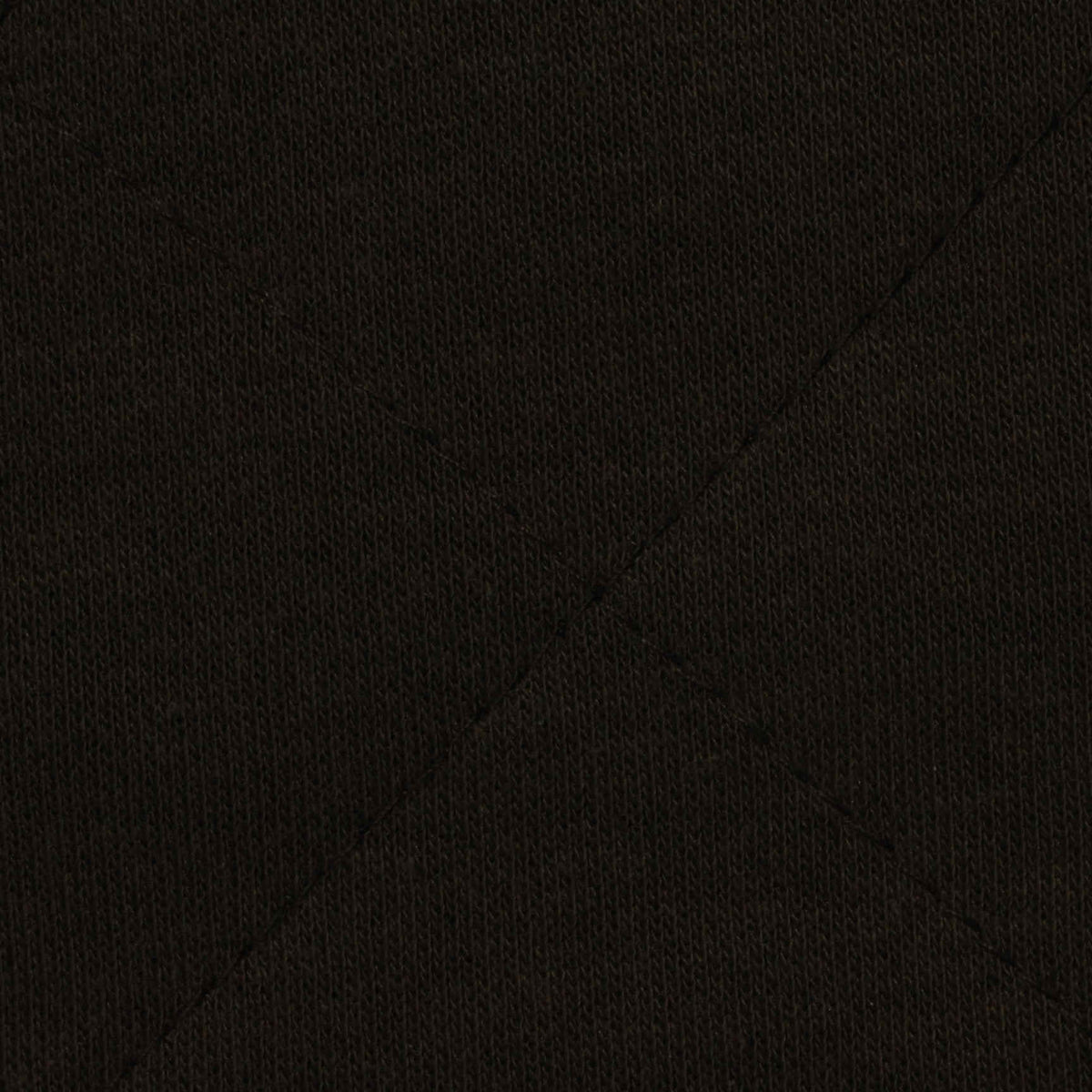 Brushed Polyester Cotton Knit Fabric, 280 gsm, 158 cm — Black