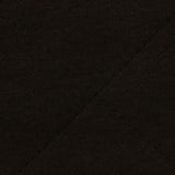 Brushed Polyester Cotton Knit Fabric, 280 gsm, 158 cm — Black