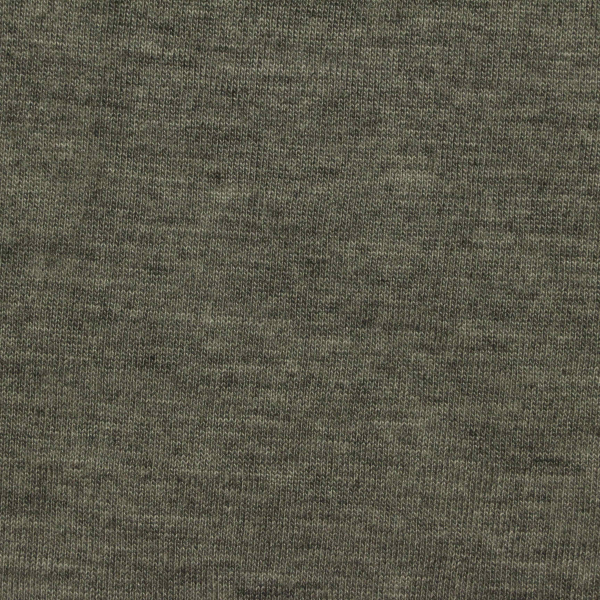 Olive Heathered-Marl Jersey Knit, Viscose