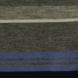 Grey Horizontal-Stripe Jersey Knit, Poly-Viscose