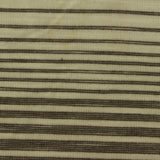 Dark Brown Horizontal-Stripe Jersey Knit, Poly-Viscose