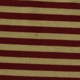 Maroon Stripes Jersey Knit, Poly-Viscose