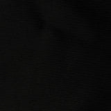 100% Polyester Knit Fabric, 430 gsm, 155 cm — Black