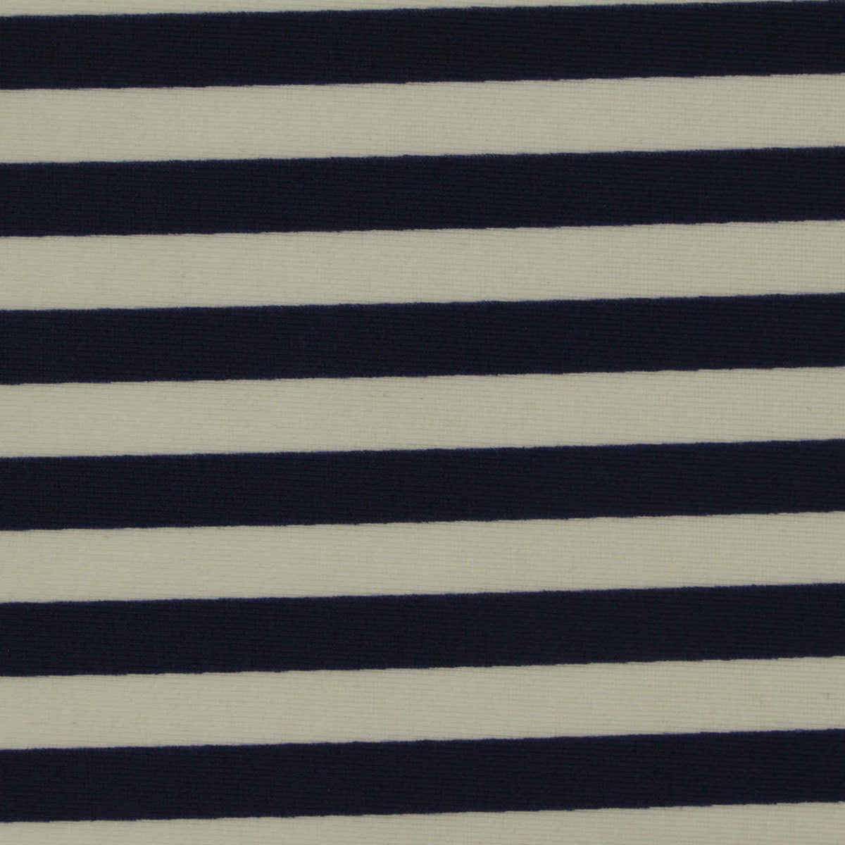 Navy Horizontal-Stripe Knit, Nylon-Spandex
