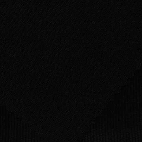 Polyester Stretch Corduroy Fabric, 240 gsm — Black