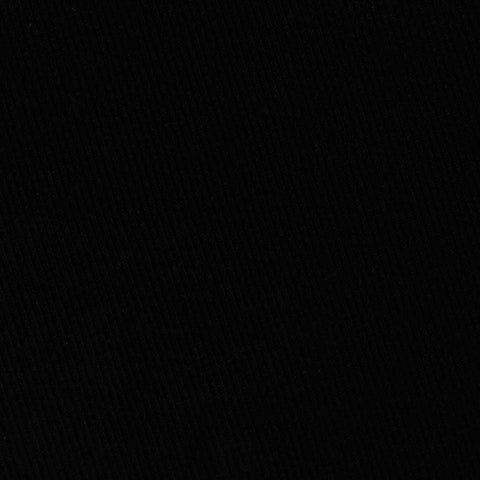 Brushed Polyester Stretch Twill Fabric, 280 gsm — Black, ref EF-232394