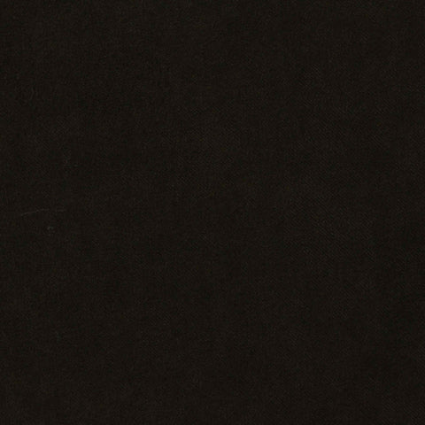 Brushed Polyester Peachskin Fabric, 150 gsm — Black, ref EF-232395